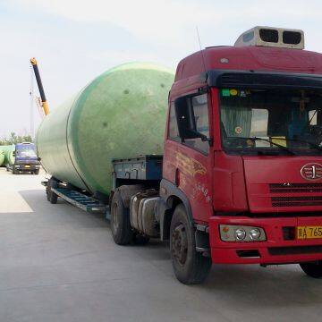 Fiberglass Underground Storage Tanks Sewage Treatment Round Fiberglass Tanks