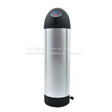 36V 13AH water bottle bicycle Lithium battery Use for 3.7V 2600MAH Cell with 15A BMS 42V 2A charger