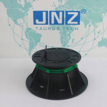 Height adjustable deck joist support pedestal