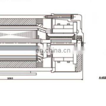 Small Powerful Electric Motors of 24V 3KW CCW Rotation photo-5