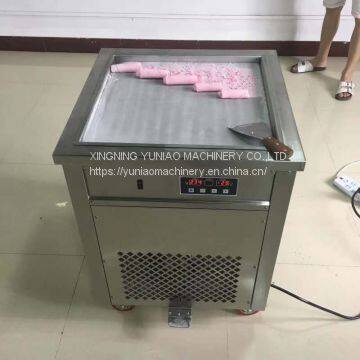 Good Quality Flat Pan Ice Cream Roll Machines Fried Ice Cream Machinery WT/8613824555378 photo-4