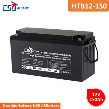 Csbattery 12V150ah Solar Power Gel Solar Battery for UPS/Solar/Lighting/Telecom/Medical