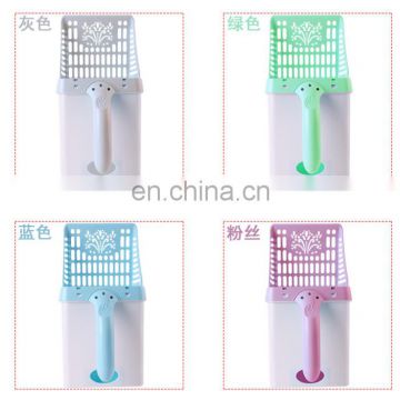 Pet Litter Scoop Cat Toilet Cat Sand Shovel Poop Pee Scoop Pet Litter Hooked Scoop Supplies Trash Can