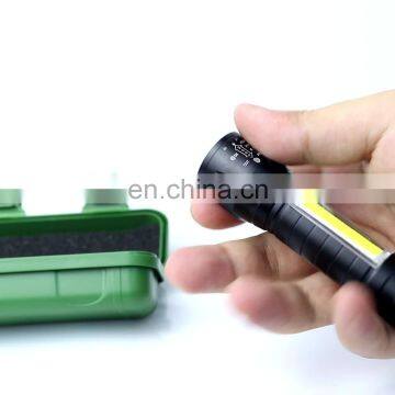 3 Modes Waterproof mini tactical flashlight Zoom Adjustable LED mini aluminum flashlight Torch