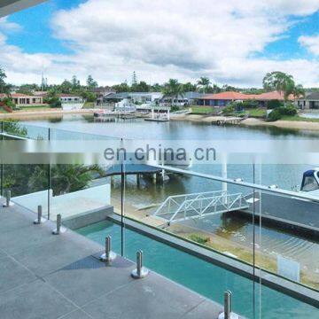 12mm Toughened Frameless Glass Balustrades, Glass Fence, Glass Pool Fence