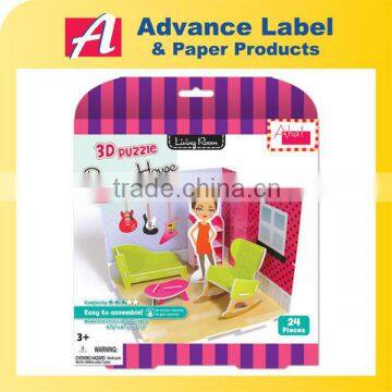 girl house 3d jigsaw puzzle games