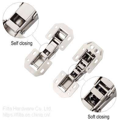 China Cabinet Hardware Clip on Concealed Soft Closing Hinge Tip-out Tray Hidraulic Sink-front Pivot Door Hinge