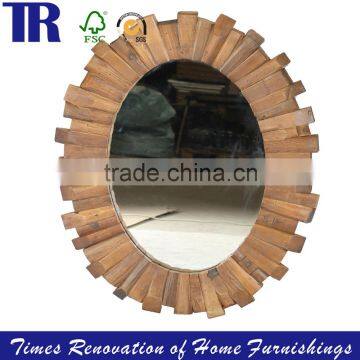 Recycle Elm Mirror,Antique Elm Mirror,Splice Elm Mirror