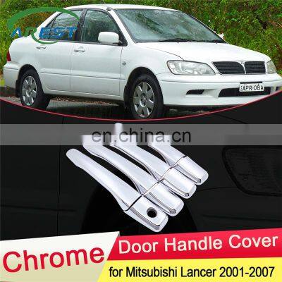 for Mitsubishi Lancer GLX Cedia Soueast Lioncel II 2001 2002 2003 2004 2005 2006 2007 Chrome Door Handle Cover Trim Accessories