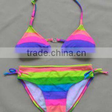 Girls bathing suit rainbow style