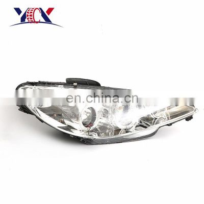 R 087276 L 087275 Car (crystal w/rim) front head lamp Auto Parts (crystal w/rim) front head lights for peugeot 206