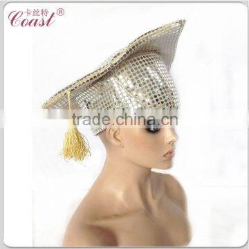 Fashion Design Silver Sequins Graduation Hats photo-3
