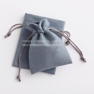 Bundle Mouth Super Fiber Flannelette Jewelry Bag Drawstring Velvet Jewelry Bag Earring Packaging Small Cloth Bag Jewelry BagBundle Mouth Super Fiber Flannelette Jewelry Bag Drawstring Velvet Jewelry Bag Earring Packaging Small Cloth Bag Jewelry Bag photo-3