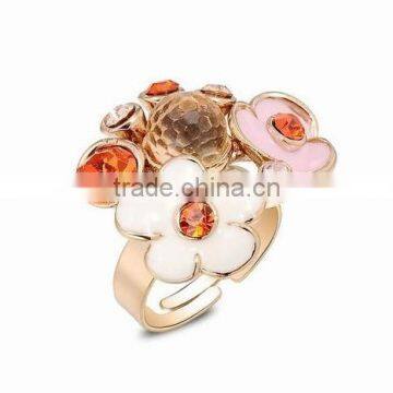 2015 fashion white gold ring jewelry/ latest ring design for women,mother's day theme ring