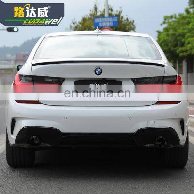 High Quality Ludawei New 3 Series G20 G28 Modified Decoration Accessories 320i 325i 330i Round Tube Rear Lip for BMW photo-4