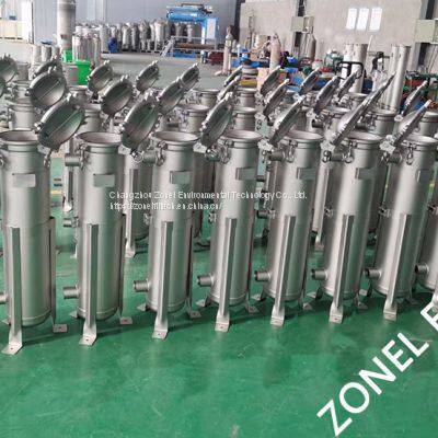 SS bag filter housing – single bag side entrance