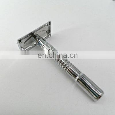 Wholesale Men's Shaving & Hair Removal Products Safety Razor With Chrome Gold Colors photo-5