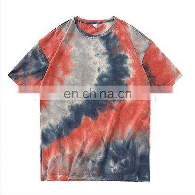 High quality men clothes, shirt two color t shirt dye tshirt tie dye romper tye dye shirts/