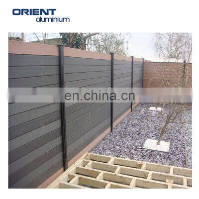 High quality wpc privacy fence for garden wpc panels