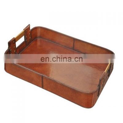 leather antique tray for sale