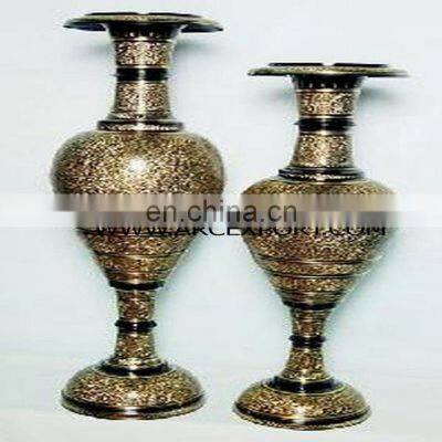 brass Indian handicraft flower vases