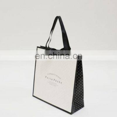 Wholesale Luxury Black Shoes Clothes Packing Paper Bags Printed Custom Logo Clothing Shopping Gift Jewelry Packaging Paper Bag