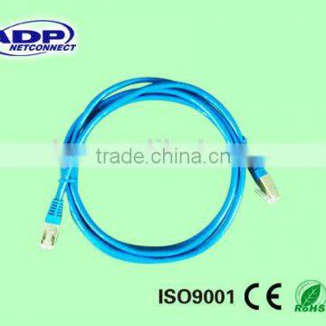 China factory high speed Cat6+ patch cable bare copper CCS patch cord