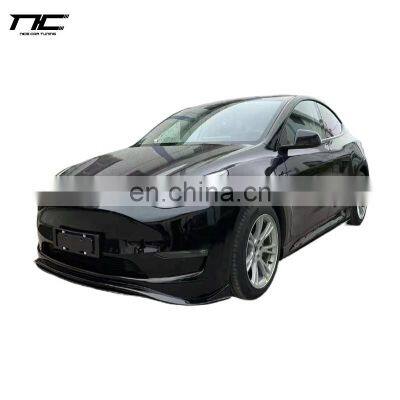 NC tuning style front lip rear diffuser side skirts body kit for Tesla Model Y