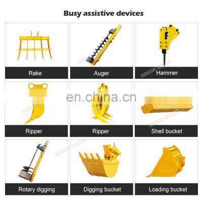 HW25-30 Hot Sale Factory 4x4 Mini Small Tractor With Front End Loader Digger Backhoe Loader For Sale