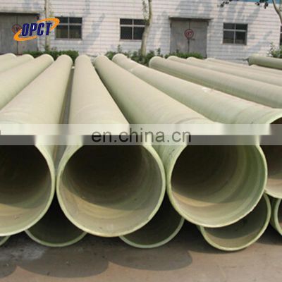 Light weight high strength good hydraulic property FRP GRP Fiberglass pipe for industry made in China