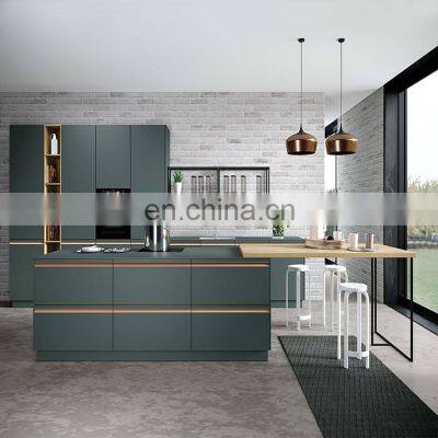 Ghana Quality Space Saving Free Used Ready to Gloss Home Lacquered Flat Pack Small Gray Glossy Kitchen Cabinets Sale photo-3
