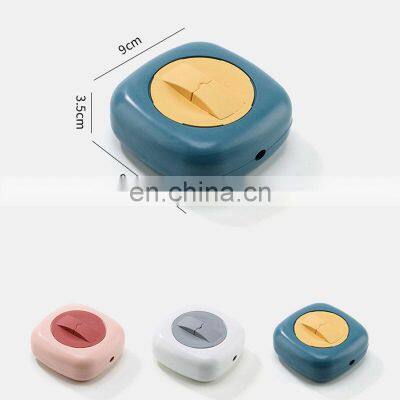 Data Cable Storage Box Multifunctional Rotatable Wire Organizer Travel Portable Round Headphone Protective Storage Case HomeTool photo-5