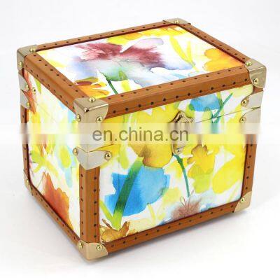 custom fancy gift fashion girls with mirror women luxury wholes varnish expensive best quality leather jewelry watch box