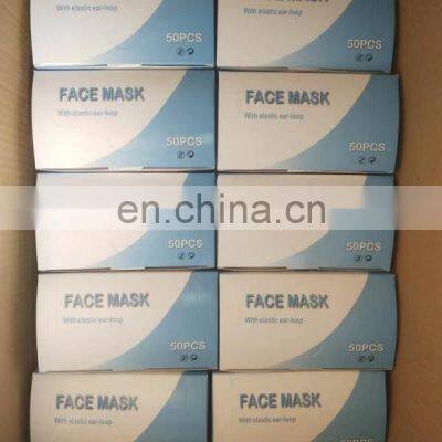 Free Sample 3 Ply Disposable Face Mask Cubre Bocas Mascarillas photo-2