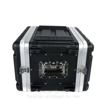 ABS-6UM 12”Light Weight Plastic Amplifier Aviation Case 6U AMP Flight Rack Case With 4 Twist Locks and 2 Carry Handles photo-2