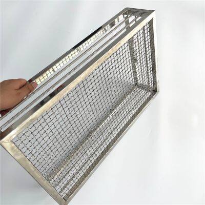 Customized High Quality 304 Stainless Steel Woven Wire Mesh Basket For Cleaning photo-4