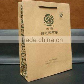 customized paper bag, handy kraft paper bag, brown kraft bags for advertisment