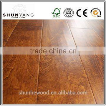 Cheap Engineered Plank Wood Flooring Birch Sale