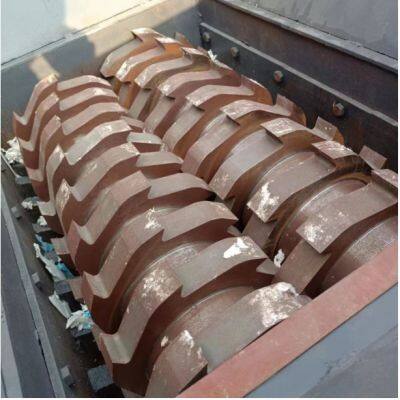 Industrial High Quality Recycling Crushing Machine Waste Paper Plastic Pipe Shredding Single Shaft Shredder
