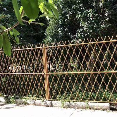 Sturdy Imitation Bamboo Guardrail for Deck, Staircase, and Poolside Safety Solutions