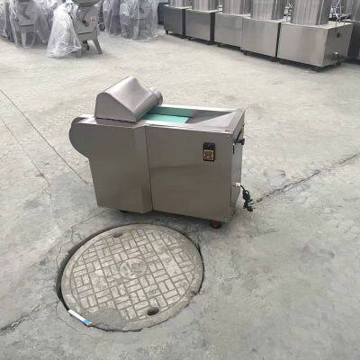 PLC Controlled Vegetable Dicing Machine with 3 Cutting Modes for Food Processing