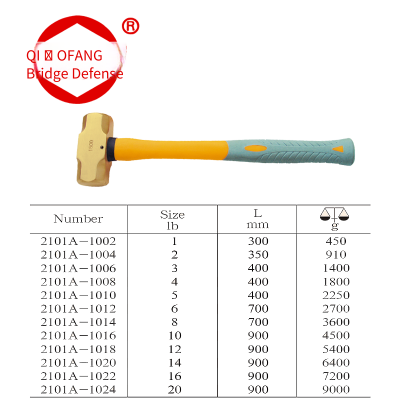 Supply of High-quality Brass Hammers, Electrolytic Copper Hammers (including Nipple Hammers and Octagonal Hammers) for Bridge Anti-explosion Tools, Which do Not Shed Debris During Use photo-3