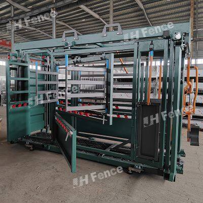 Wholesale High Quality Galvanized Heavy Duty Squeeze Chute Cattle Crush Weighing photo-2