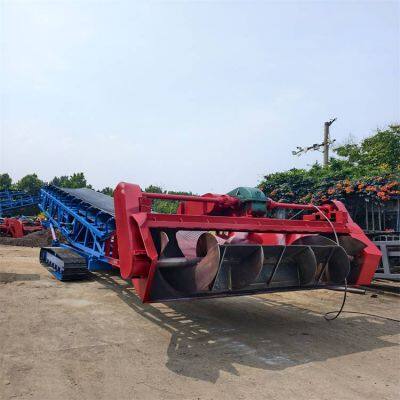 Automatic Earth and Gravel Feeding Conveyor, Crawler Ash Slag Reclaiming Machine for Power Plants, Mobile Reclaiming and Loading Machine photo-2