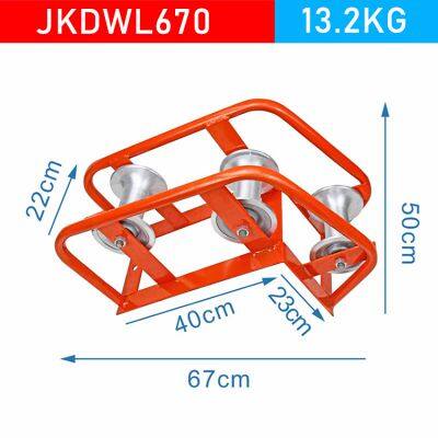 Aluminum-Wheel Cable-Laying Pulley – Lightweight, Corrosion-Resistant & High-Efficiency for Power & Communication Cable Installation photo-4