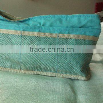 Drawstring Cosmetic Bag, Round Cosmetic Bag With Zipper, Cosmetic Pouch With Zipper photo-2