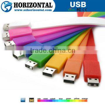 Silicone bracelet 1gb usb flash drive wholesale with free logo