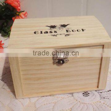 Eco-friendly decorative storage boxes,pine wood gift box