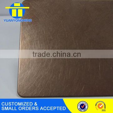 316 vibration finished decorative stainless steel sheets