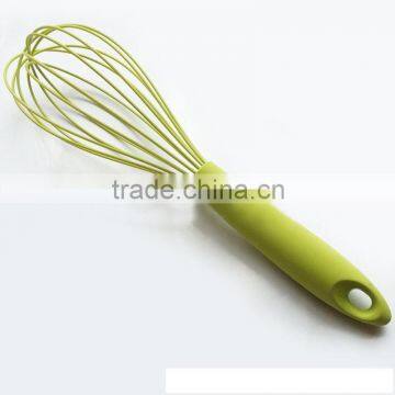In Stock Food Safety Hand Held Silicone Whisk Egg Whisk Egg Beaters Silicone Hand Mixer Egg Beater photo-3